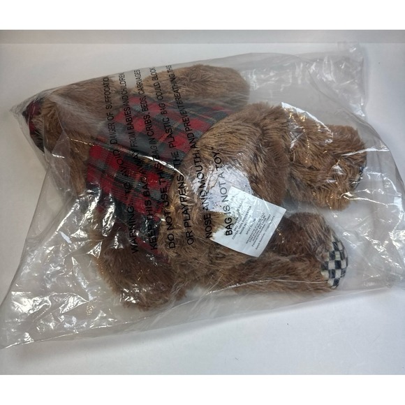 Mackenzie Childs Tartastic Mac the Bear - Picture 5 of 6